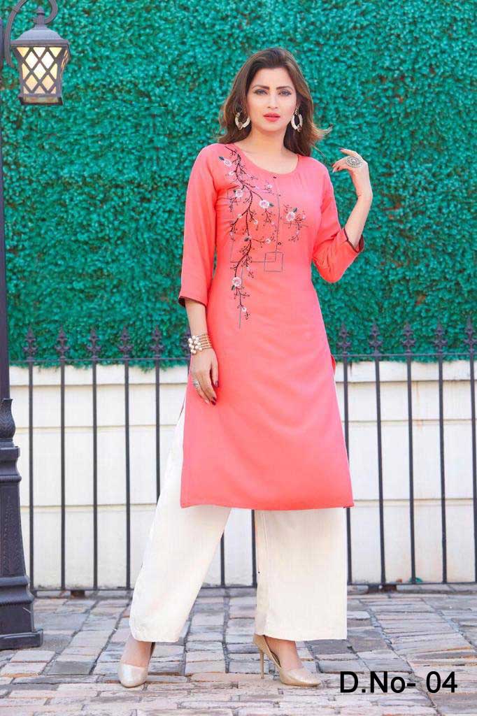 Rayon Beauty Wholesale Kurti Catalog Set Rayon Beauty Wholesale Kurti Catalog Set